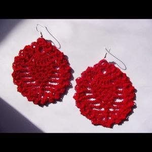 Victory Red Earrings